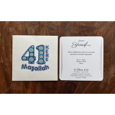 Ekonomik Kare Sünnet Davetiyesi