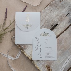 Oval Tasarımlı Davetiye