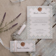 Osmanlı Motifli Davetiye