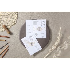 Mühür Baskılı Ekonomik Davetiye