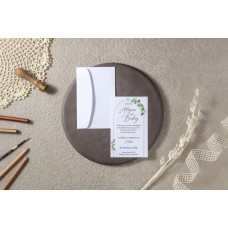 Ekonomik Zarflı Okaliptüs Davetiye