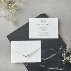 Sade Tasarımlı Modern Davetiye