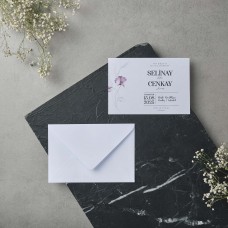 Ekonomik Zarflı Yatay Davetiye Ekonomik Zarflı Yatay Davetiye