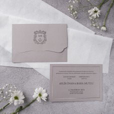Gümüş Çerçeveli Davetiye
