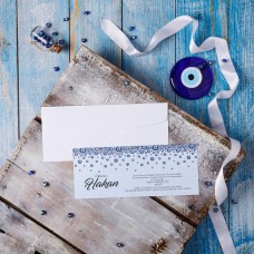 Ekonomik Nazar Boncuklu Sünnet Davetiyesi