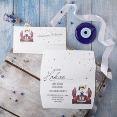 Ekonomik Arabalı Sünnet Davetiyesi